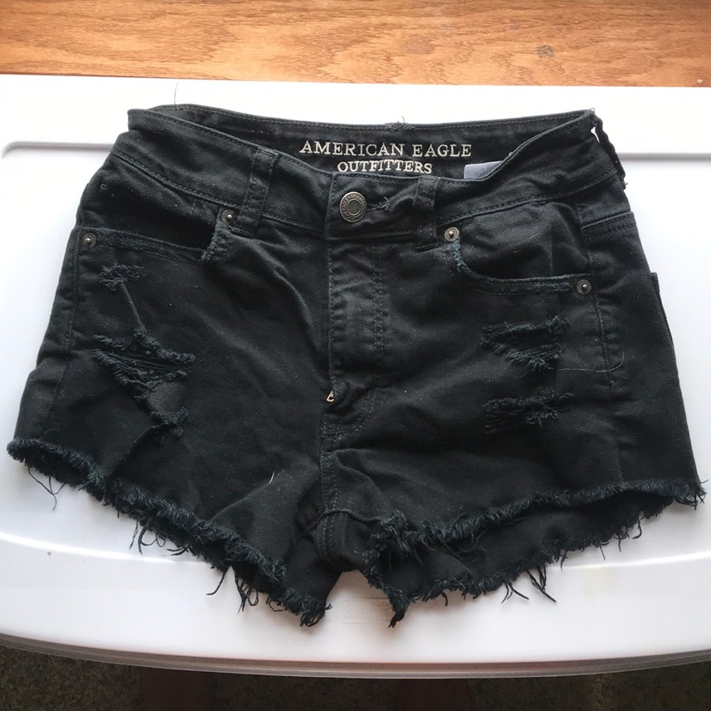American Eagle High Rise Festival Shorts